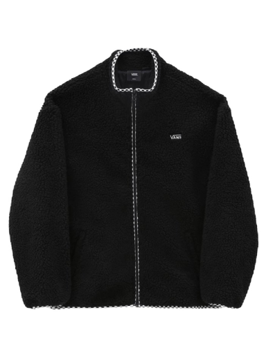 Jakke Vans Griffen Sherpa Zip Jacket Sort | VN0A7RP1BLK