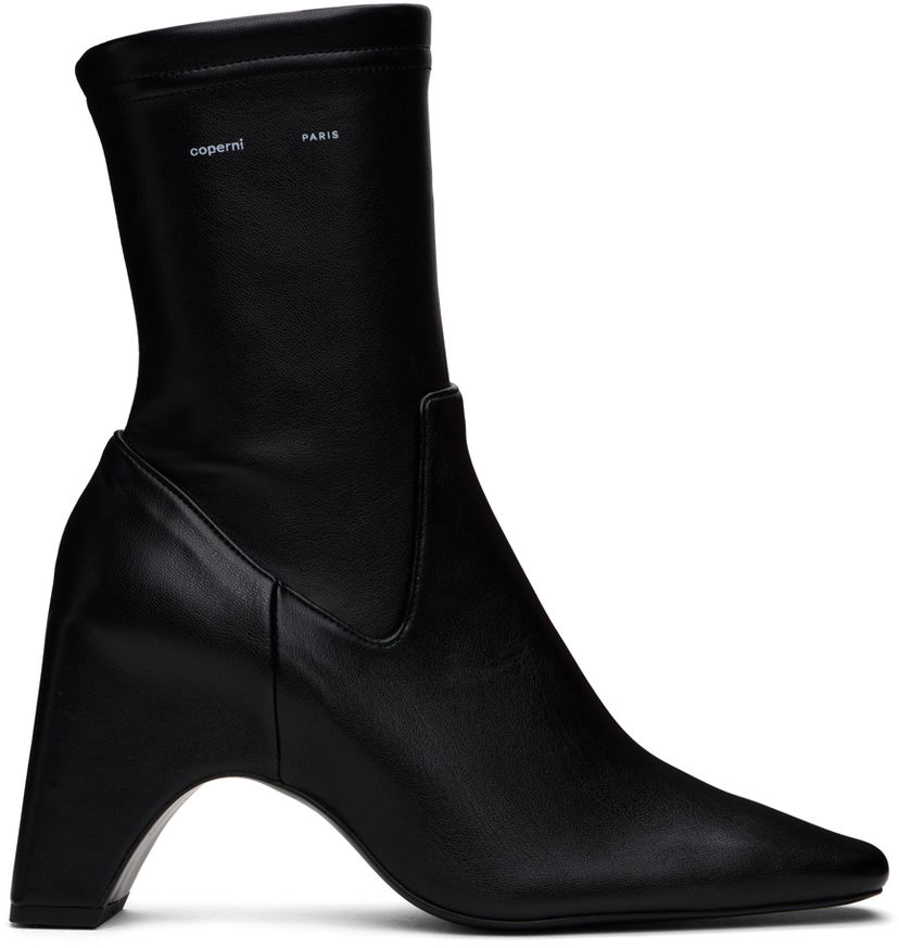 Tøj Coperni Coperni Low Bridge Stretch Boots Sort | COPSH63857