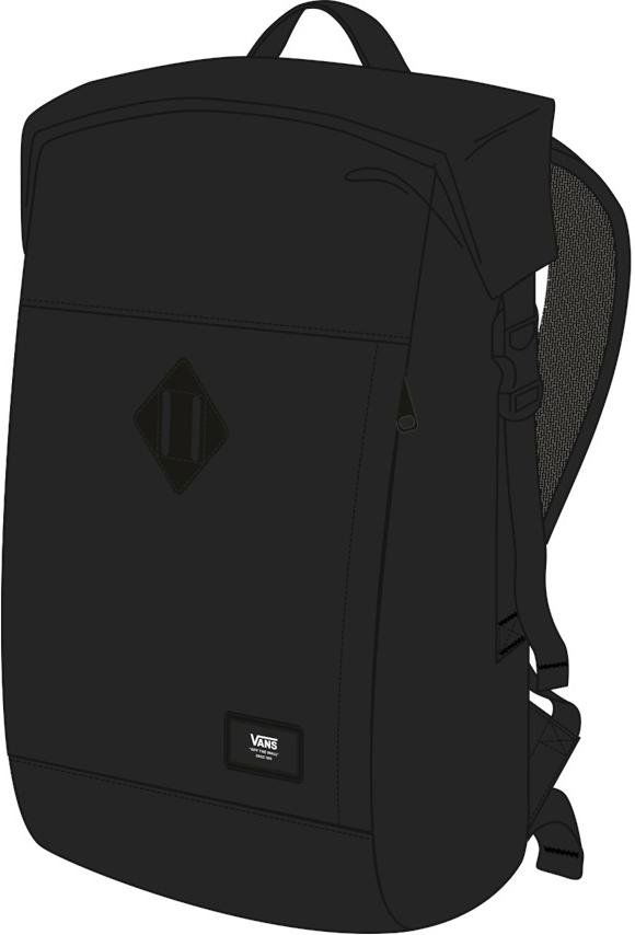 Rygsæk Vans Roll Top Backpack Sort | vn0a36yjblk1