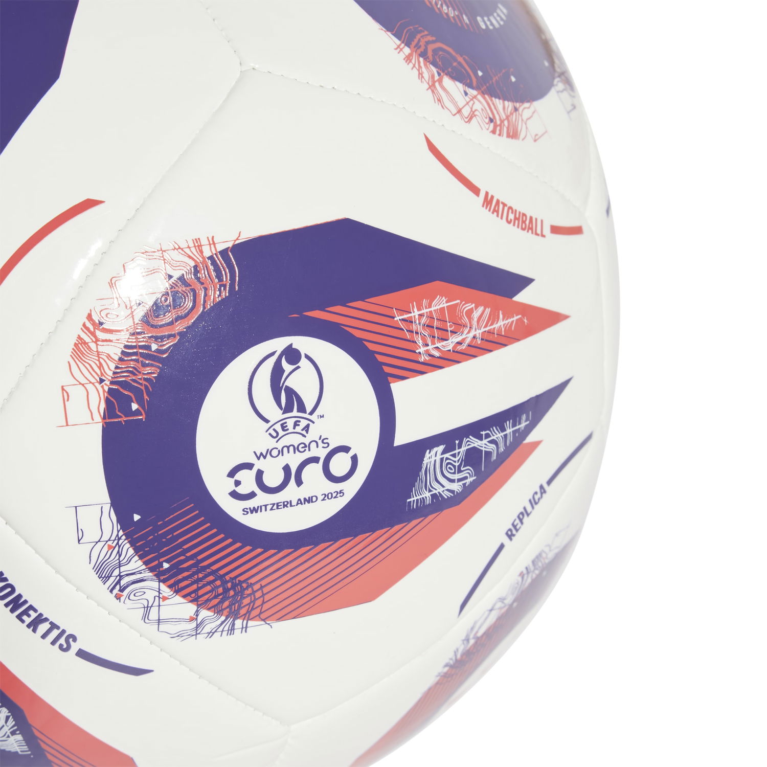 Sportsudstyr adidas Originals Women's EURO 2025 Club Matchball Replica Soccer Ball Flerfarvet | jh1267, 1