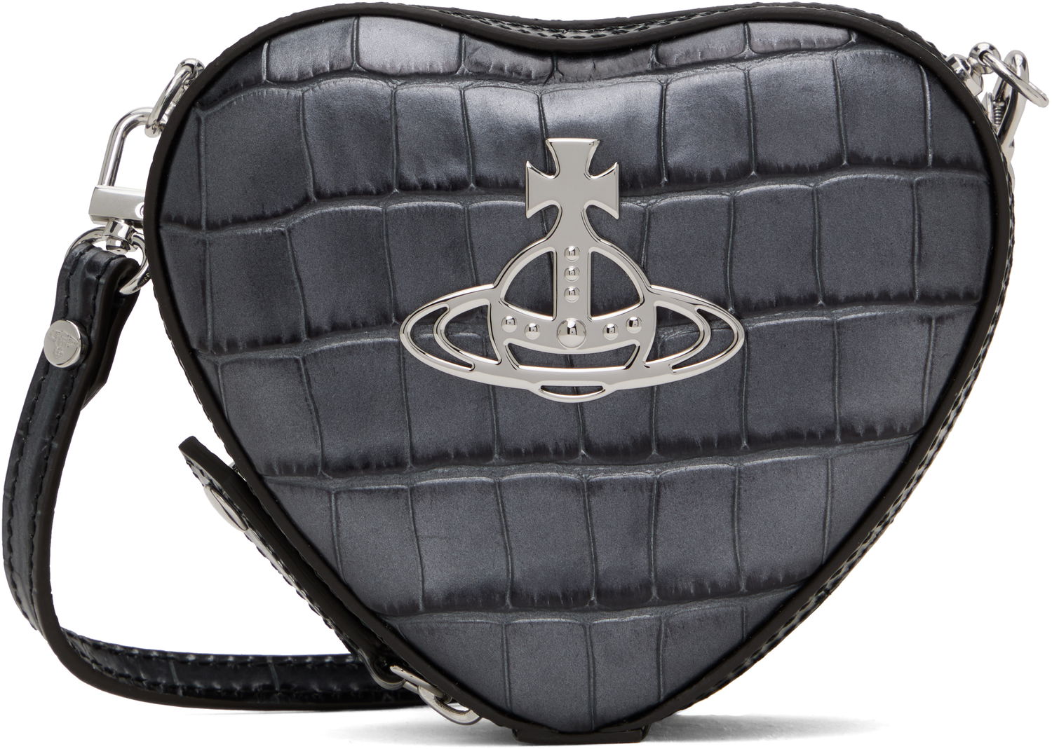 Håndtaske Vivienne Westwood Vivienne Westwood Mini Heart Crossbody Pouch Grå | 58020003W-L00A2-, 0