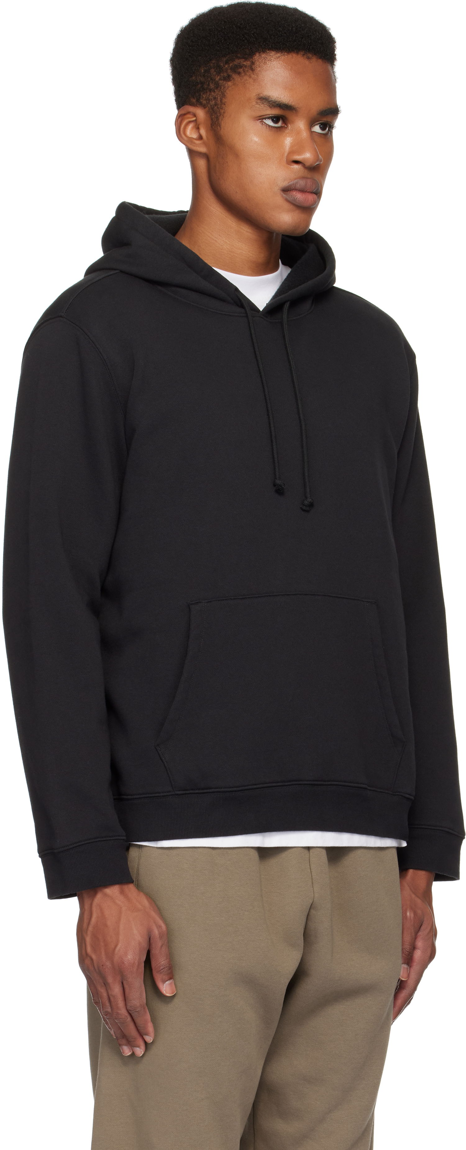 Sweatshirt SKIMS SKIMS Fleece Lounge Hoodie Sort | TP-PLO-5425M, 1