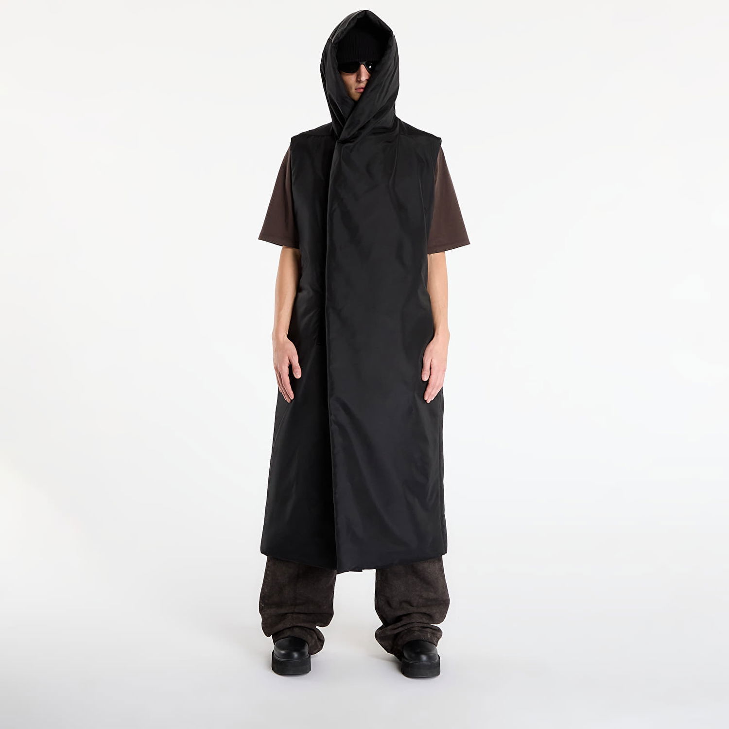 Frakker Rick Owens Rick Owens DRKSHDW Hooded Liner Sort | DU02E7972 NCV 09, 0