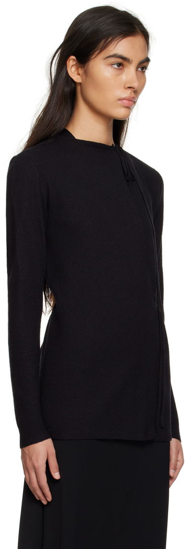 Sweater TOTEME TOTEME Wrap Cardigan Sort | 232-5162-304, 1