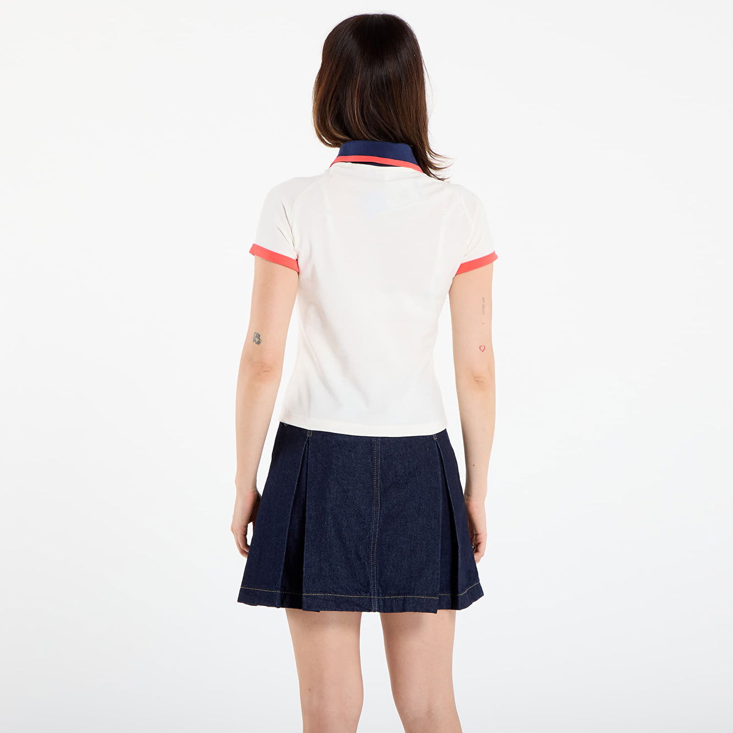 Polo skjorte adidas Performance Cropped Polo Shirt Hvid | JY3515, 1