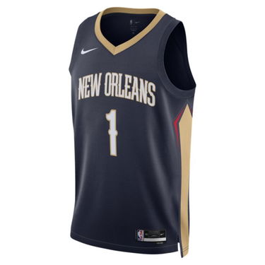 Jersey Nike New Orleans Pelicans Icon Edition 2022/23 Dri-FIT Jersey Blå | DN2014-419, 0