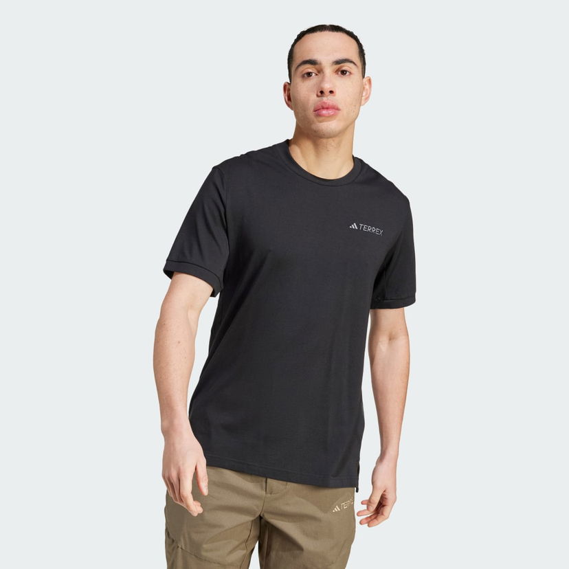 T-shirt adidas Performance Terrex Xploric Short Sleeve Logo Tee Sort | IN4618