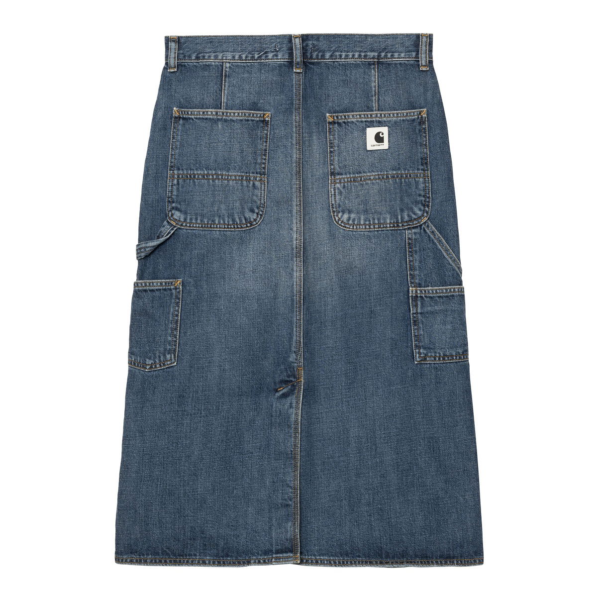 Nederdel Carhartt WIP Single Knee Denim Skirt Blå | I034224_8, 1