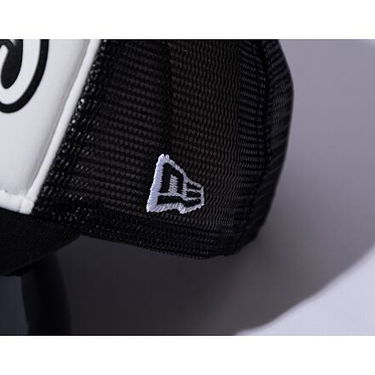 Kasket New Era 9FORTY A-Frame Trucker NBA League Champions Chicago Bulls Black Sort | 60298648, 4