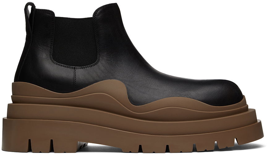 Sneakers og sko Bottega Veneta Tire Chelsea Boots "Black Brown" Brun | 630281 VBS50, 0