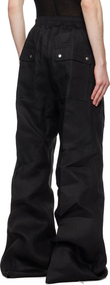 Bukser Rick Owens Rick Owens Hollywood Bela Wide Leg Trousers Sort | RU01E5366 TWL, 2