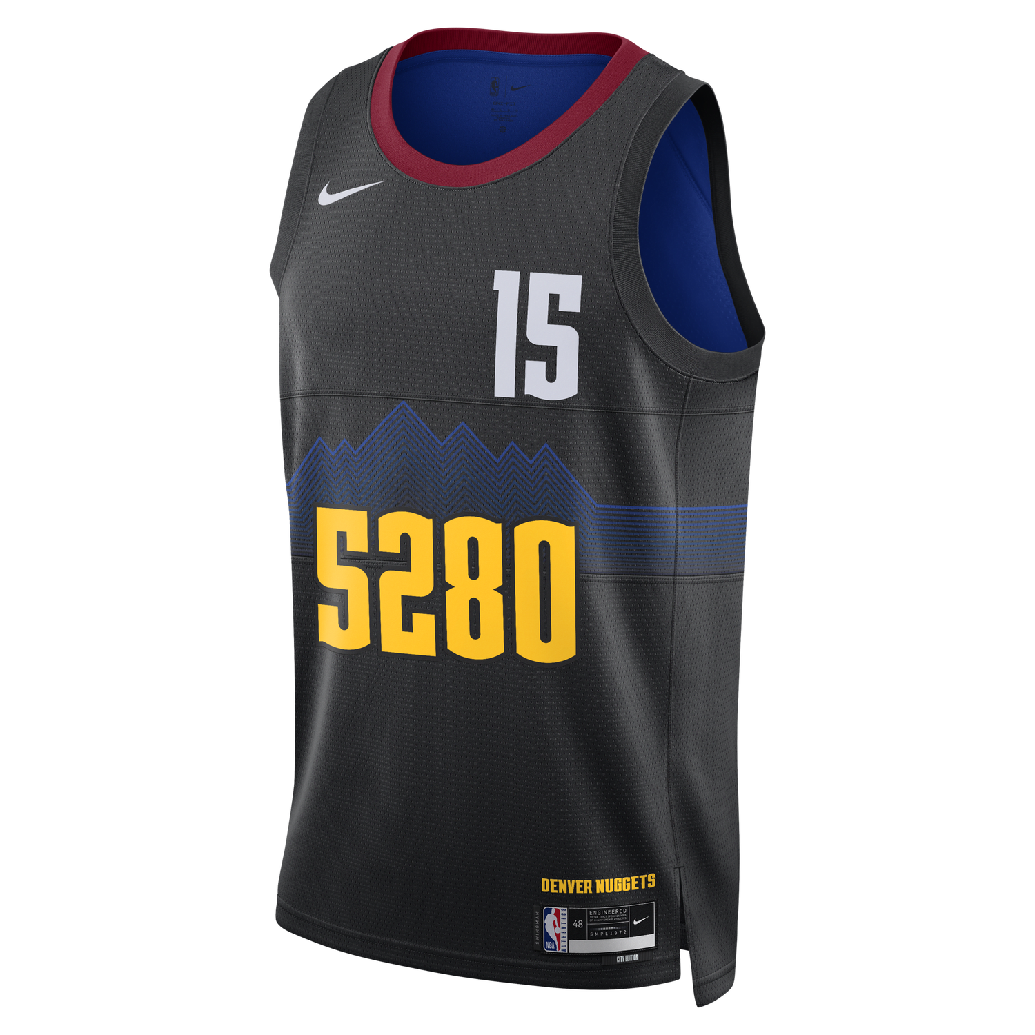 Jersey Nike Dri-FIT NBA Swingman Nikola Jokić Denver Nuggets City Edition Jersey Sort | DX8500-011, 0
