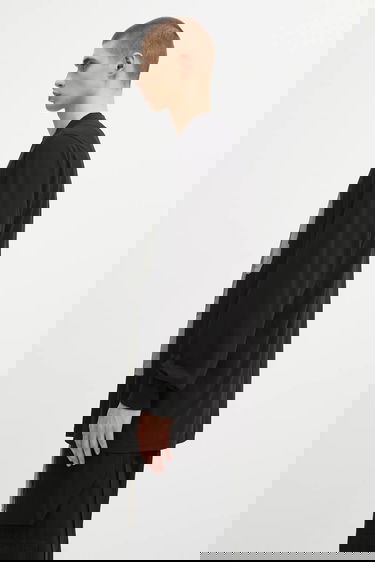 T-shirt Rick Owens Rick Owens DRKSHDW Jumbo Long Sleeve T-Shirt with Print Sort | DU02E7261.RNEP1, 1