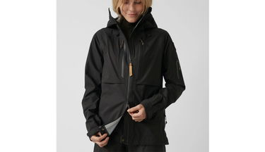 Vindjakke FJÄLLRÄVEN Keb Eco-Shell Jacket Sort | F89600-550, 3