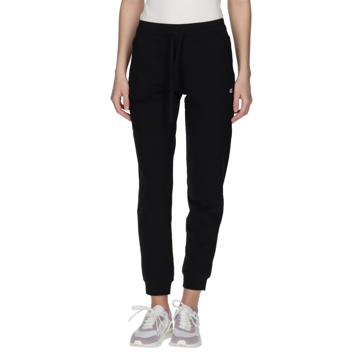 Joggingbukser Champion Drawstring Cuffed Joggers Sort | 117134-KK001, 0