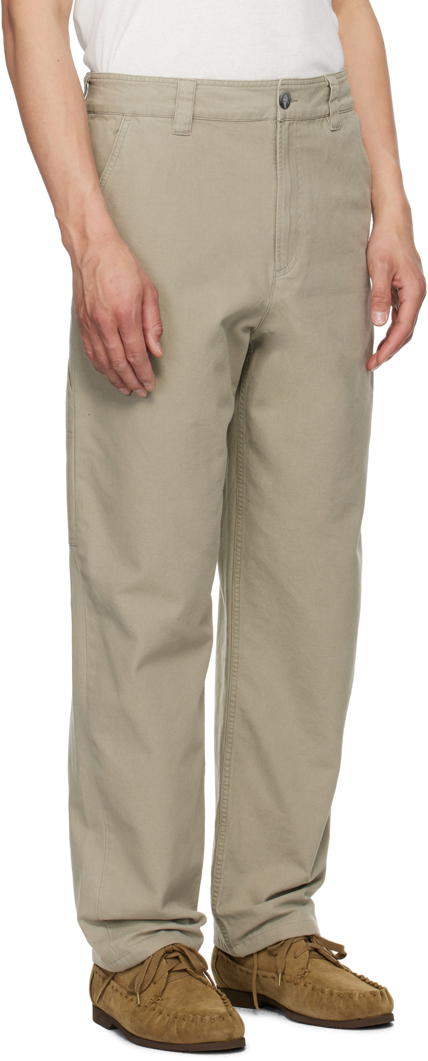 Cargo bukser A.P.C. A.P.C. Fergus Pants Beige | COGBJ-M08500, 1