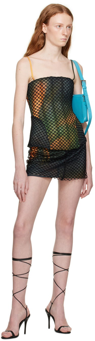 Kjole Miaou Miaou Libra Fishnet Camisole Top Flerfarvet | 7063FNTAUR, 3