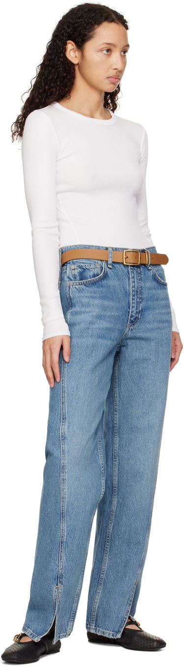 Bælter rag & bone Rag & Bone X Boyfriend Leather Belt Sort | WJW25SB1035LE35, 3