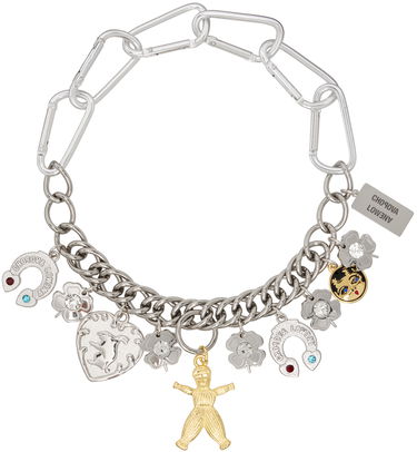 Halskæde Chopova Lowena Silver Classic Charm Chain Necklace Metalisk | 6518, 0