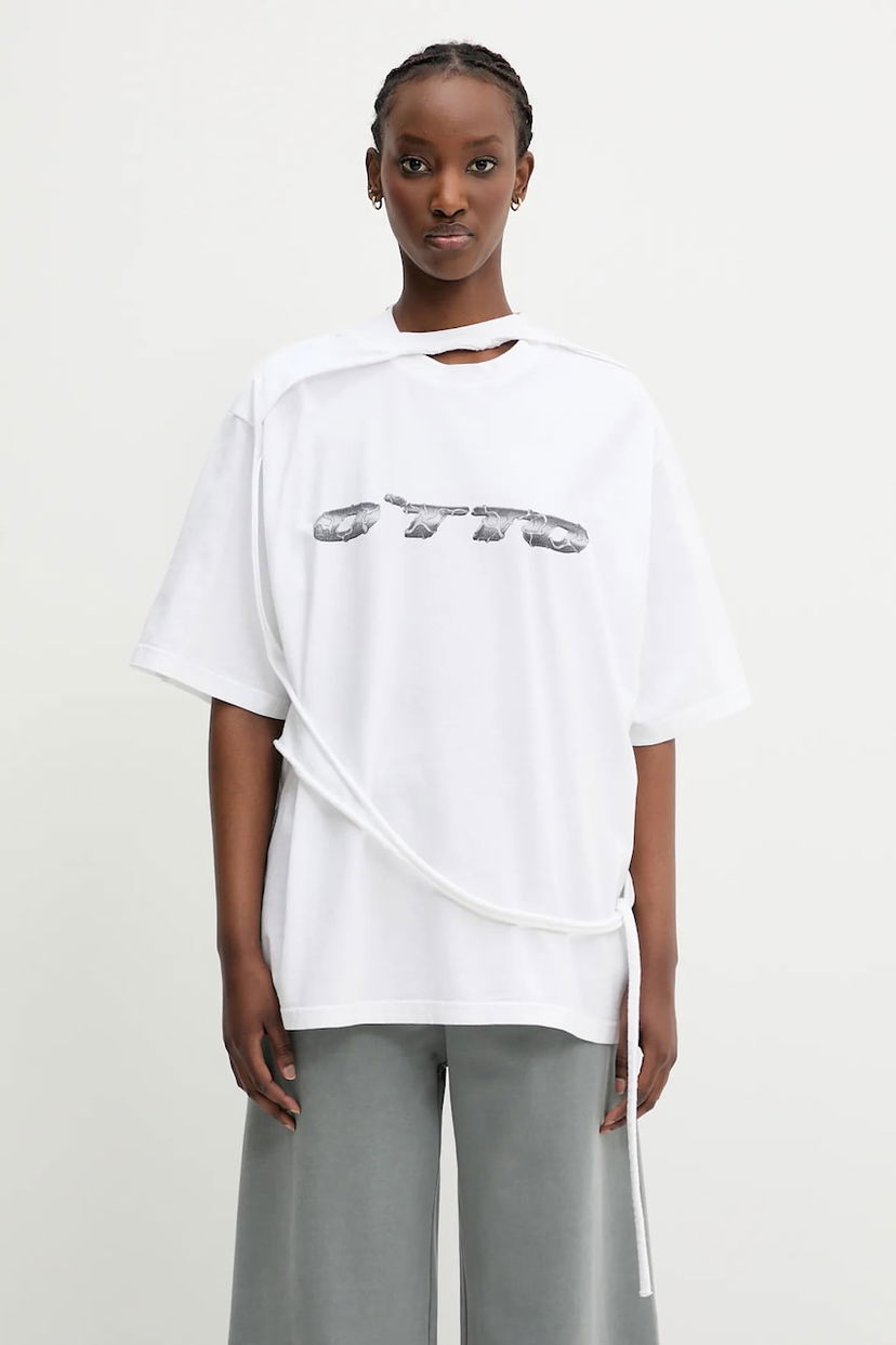 T-shirt Ottolinger Ottolinger Oversized T-Shirt Hvid | 115.103415.01