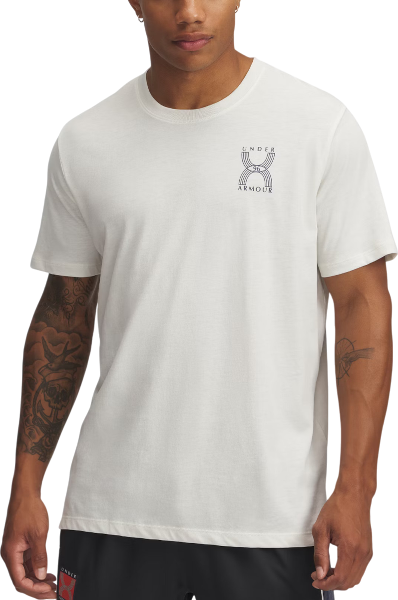 T-shirt Under Armour UA Run 96 Short Sleeve T-Shirt Hvid | 1389823-114