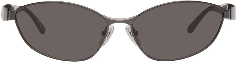 Solbriller Balenciaga Miami Sunglasses Grå | BB0356S-001