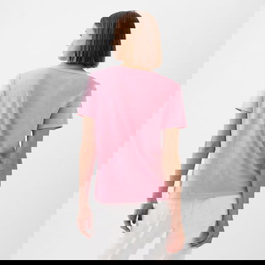 T-shirt GAP V-Neck Tee Sugar Pink Lyserød | 740140-67, 1