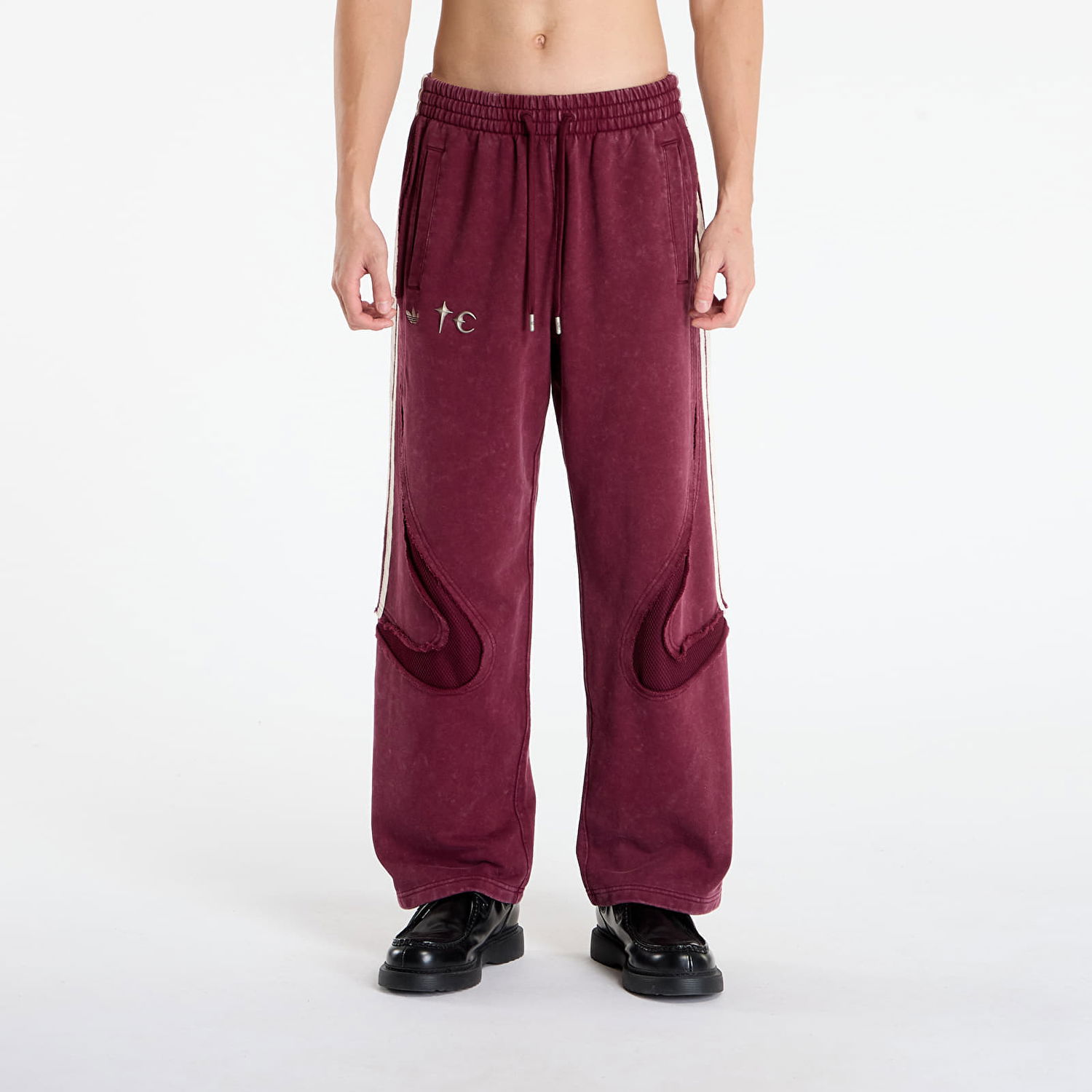 Joggingbukser adidas Originals Thug Club Teamgeist Washed Paneled Sweat Joggers Bourgogne | KC2217, 0