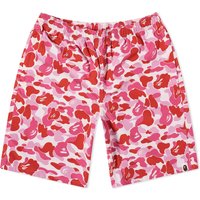 Shorts BAPE ABC Camo Beach Shorts Rød | 001SPJ301018M-PNK, 1