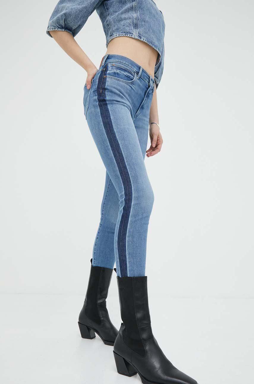Jeans Wrangler High Skinny Fit Jeans Mørkeblå | W27HXR37S, 0