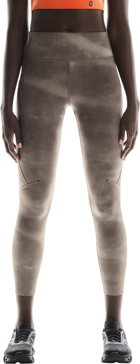 Leggings On Running Performance Tight 7/8 AOP Leggings Grå | 1wf10491933