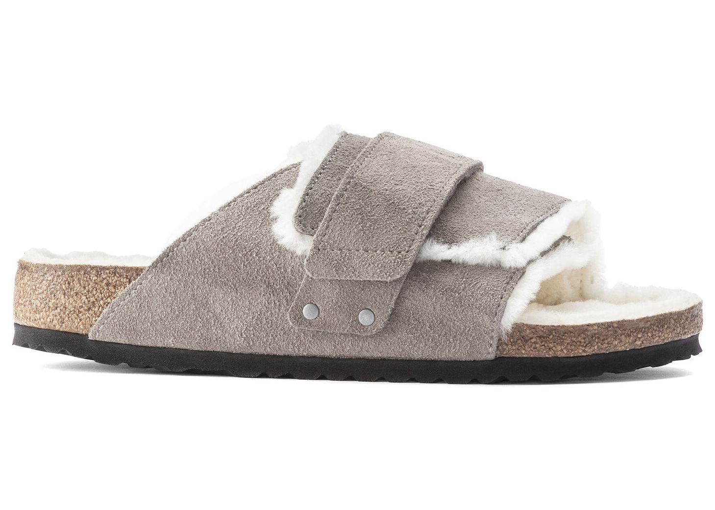 Sneakers og sko Birkenstock Kyoto Shearling Suede Grå | 1023197/1023280, 0