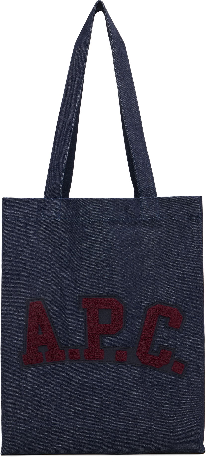 Mulepose A.P.C. A.P.C. Logo Patch Tote Bag Mørkeblå | COHIZ-M67059