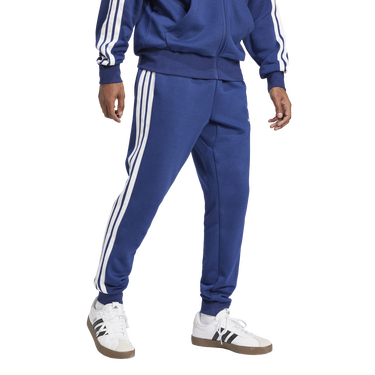 Joggingbukser adidas Performance 3-Stripes Fleece Track Pants Blå | JD1859, 1