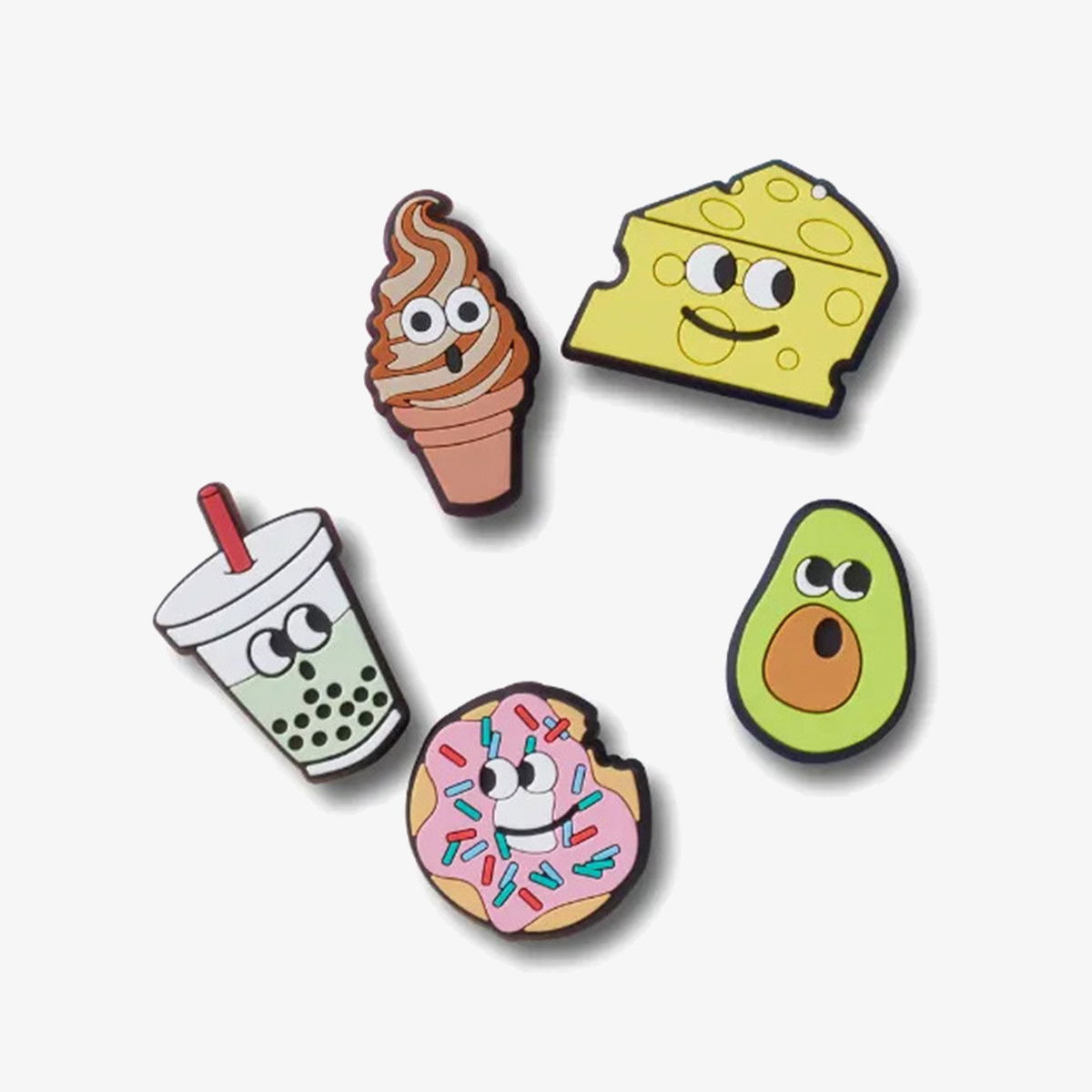 Stift Crocs Food Friends Shoe Charms 5 Pack Flerfarvet | 10012956, 0