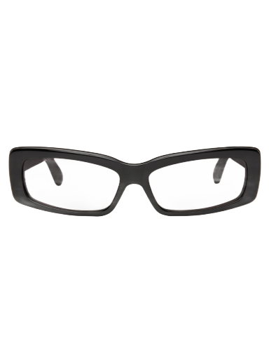 Solbriller Balenciaga Oversize Rectangle Sunglasses Sort | BB0286S