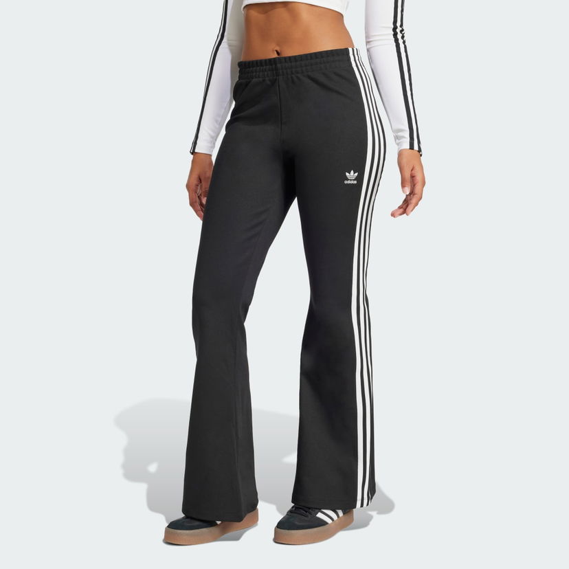 Joggingbukser adidas Performance Flared Track Pants With Side Stripes Sort | JC5783
