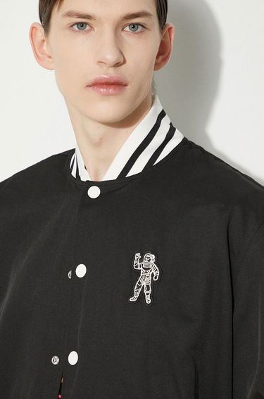 Bomberjakke BILLIONAIRE BOYS CLUB Billionaire Boys Club Arch Logo Lightweight Varsity Bomber Jacket Sort | B24201, 5