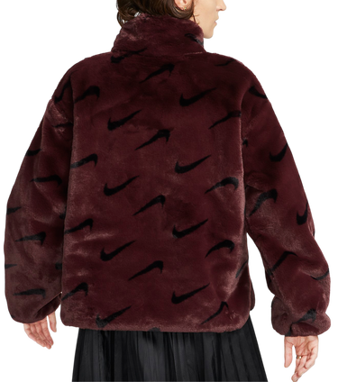 Jakke Nike Plush Jacket Bourgogne | DQ6842-652, 2