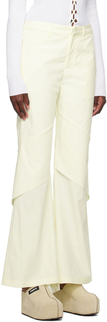 Bukser Dion Lee Drape Trousers Gul | C2161F23, 1