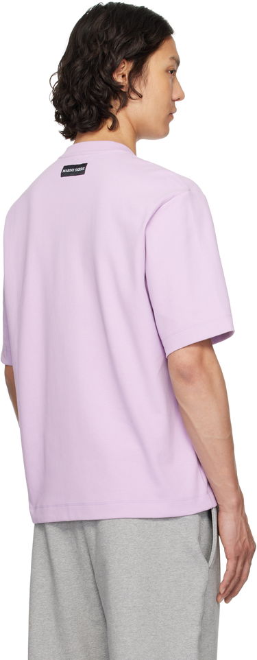 T-shirt Marine Serre Marine Serre MS Sport Relaxed Jersey T-Shirt Lilla | UTT001A CJER0072, 2