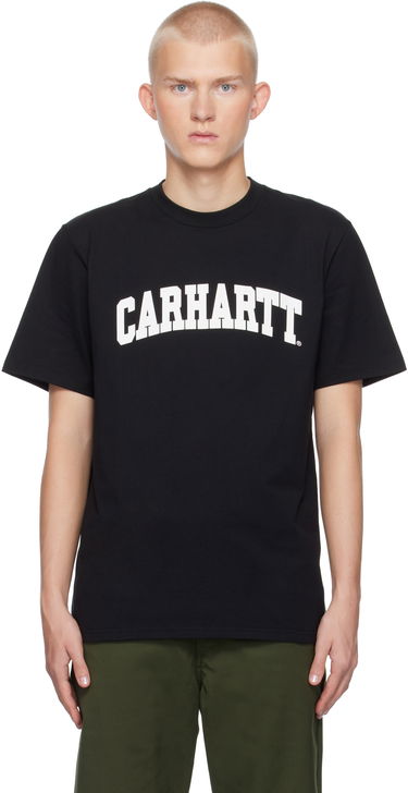 T-shirt Carhartt WIP Black University T-Shirt Sort | I034851, 0