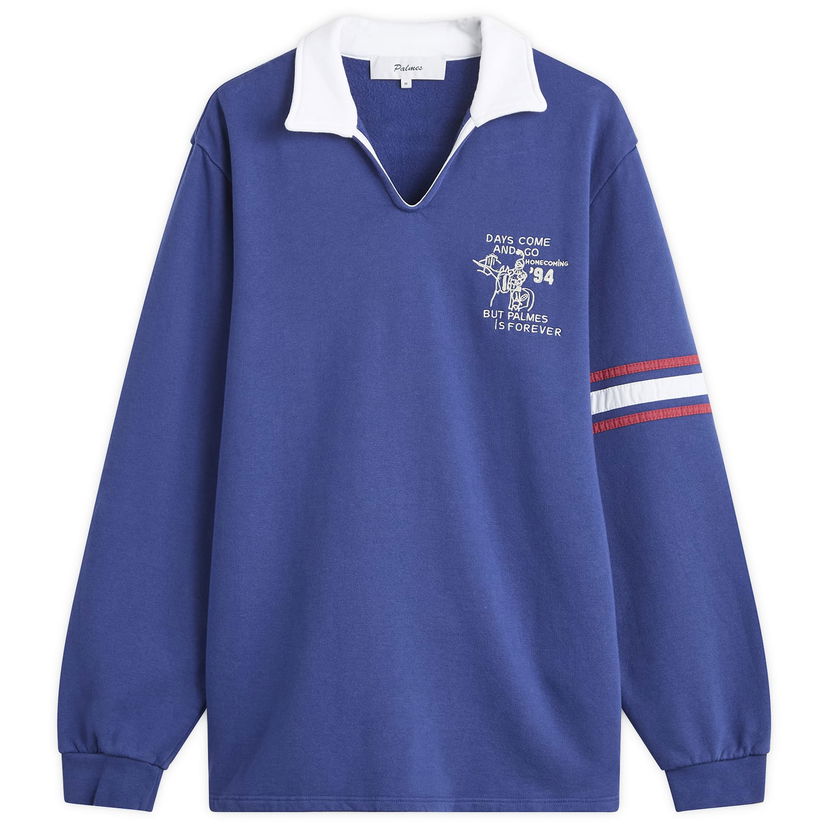 Skjorte Palmes Palmes Forever Open Rugby Shirt Blå | P15-0036-677