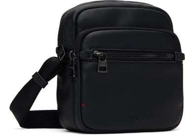 Skuldertaske BOSS HUGO Reporter Faux-Leather Bag Sort | 50535705, 1