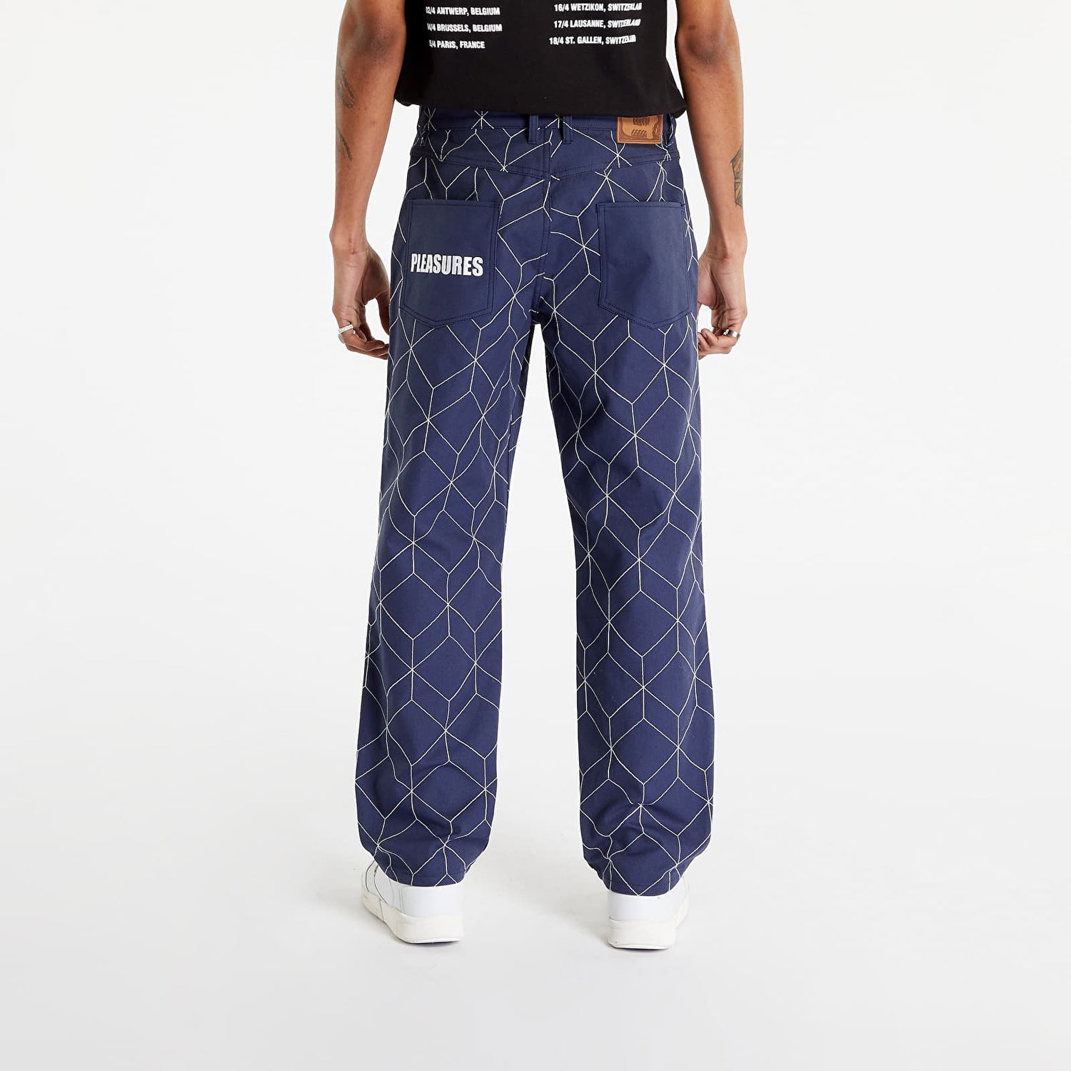 Bukser Pleasures Vocal Utility Pant Mørkeblå | P23SP035 NAVY, 1