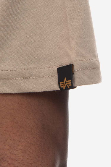T-shirt Alpha Industries Basic T-Shirt With Print Beige | 100501.679, 1