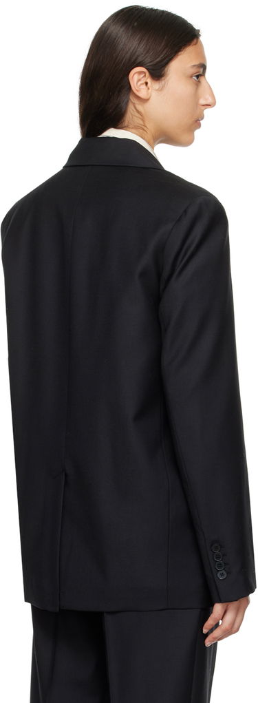 Jakke Loulou de Saison Loulou de Saison Donau Double-Breasted Blazer Sort | NEW DONAU, 2