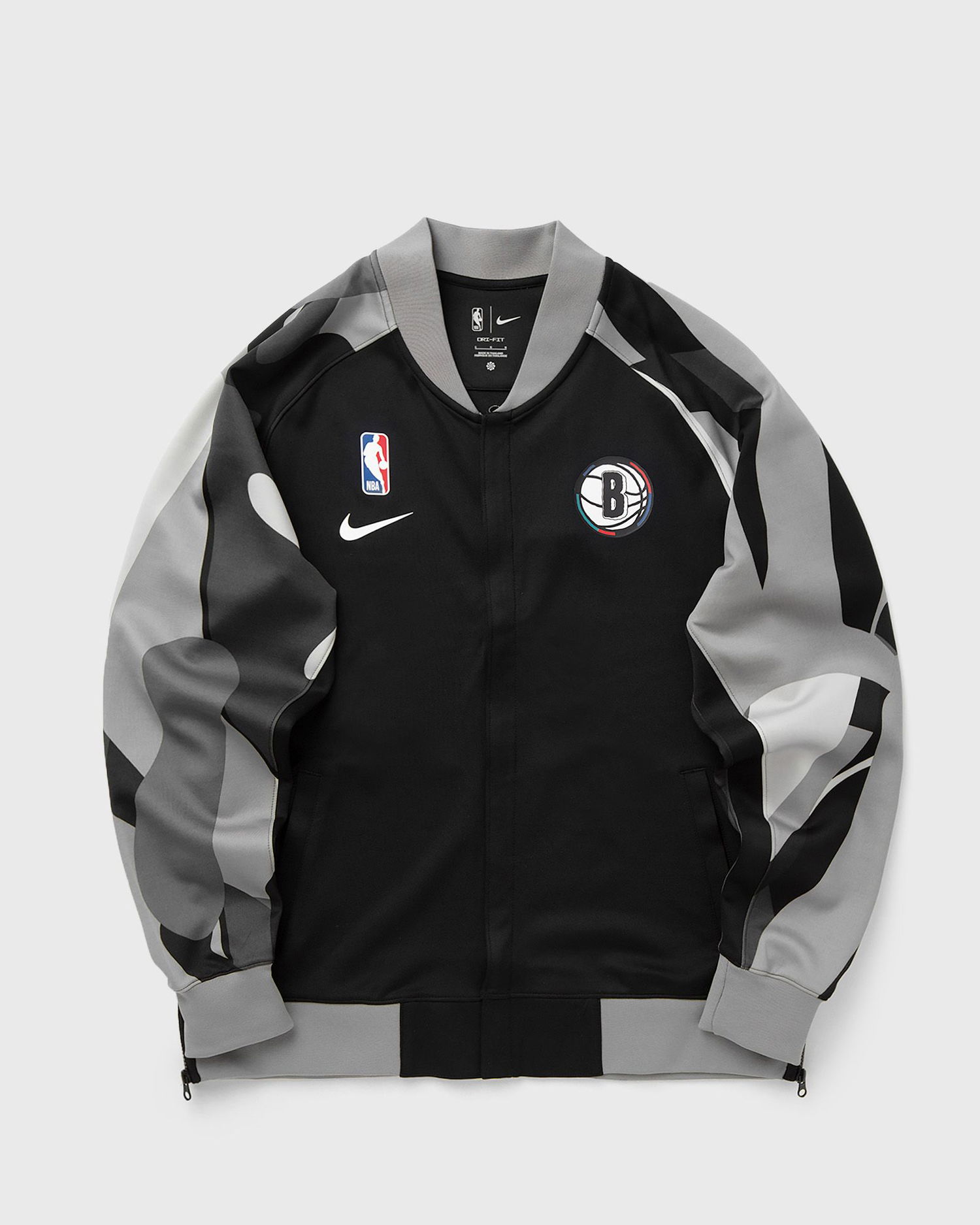 Bomberjakke Nike Brooklyn Nets Courtside Showtime Full-Zip Track Jacket Sort | FV9954-010, 0