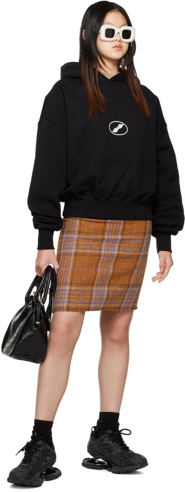 Nederdel We11done Plaid Mini Dress Brun | WD-OP3-22-219-W-OR, 3