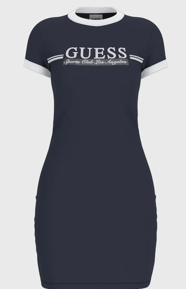 Kjole GUESS Guess Active Short Sleeve Dress Mørkeblå | V5GK02KCQX1-A71W, 1